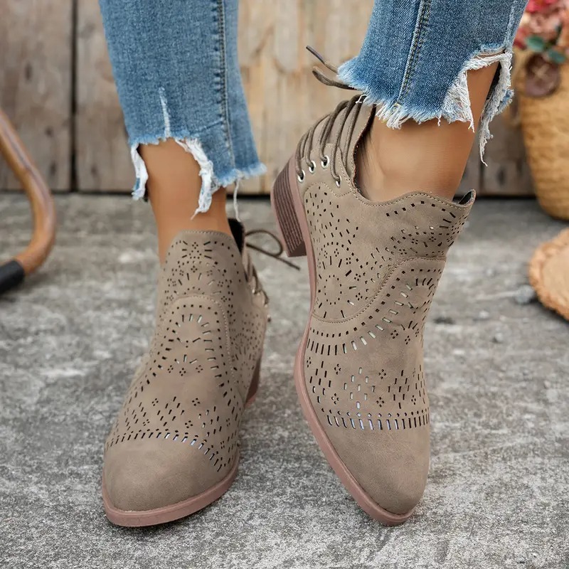 Women's Chic Slip-On Ankle Boots