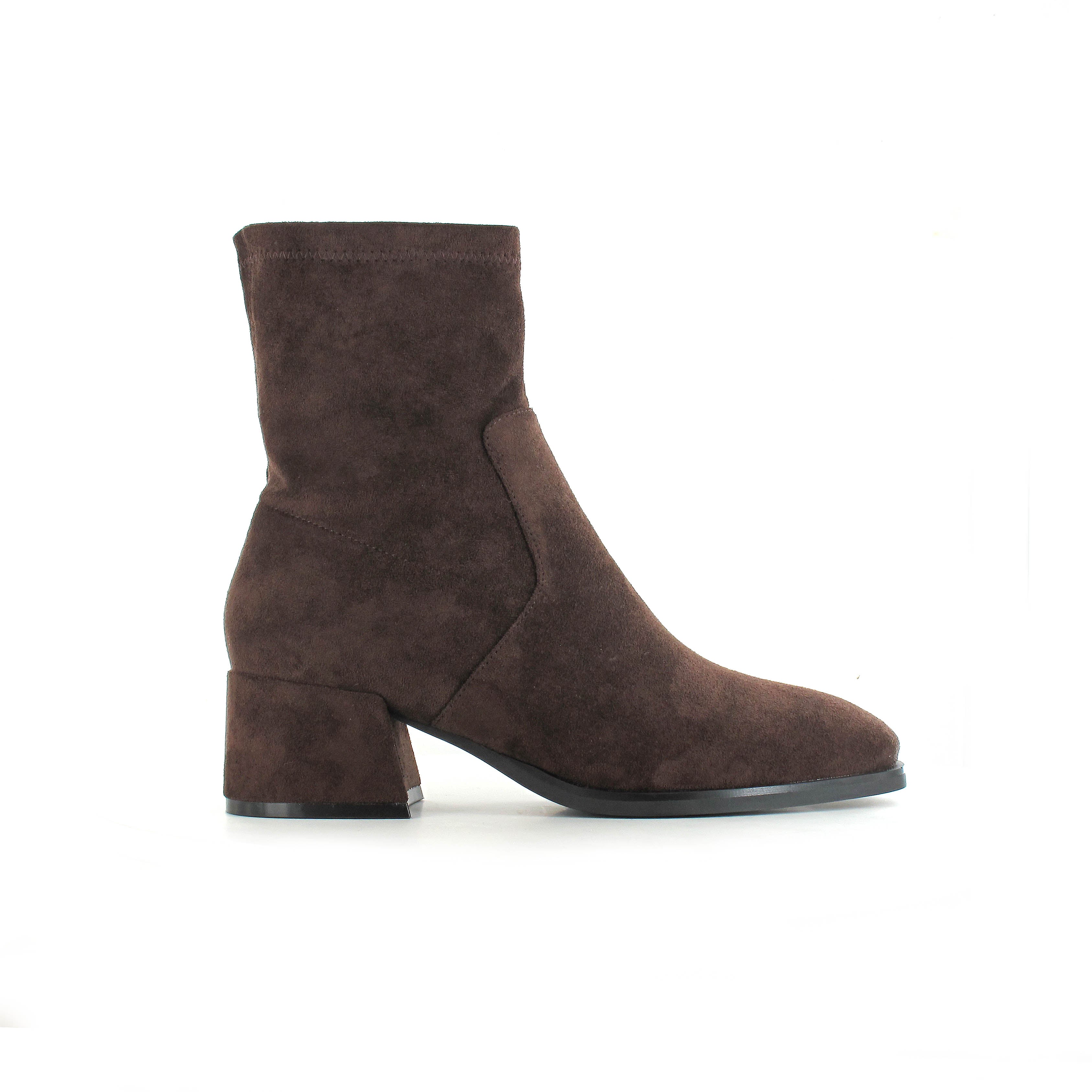Fax Suede Ankle Boots
