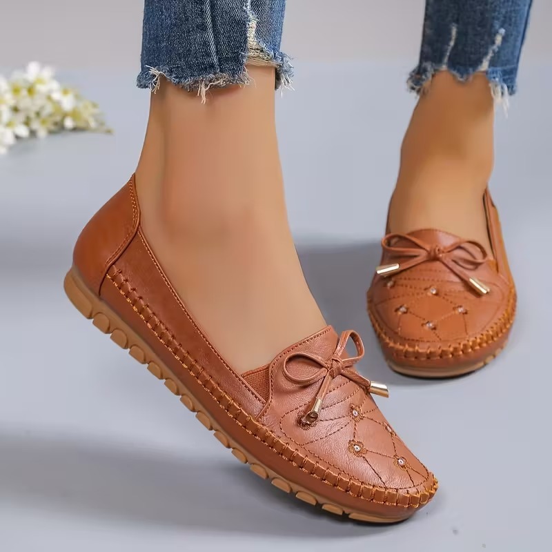 Ladies Casual Flat Penny-loafer
