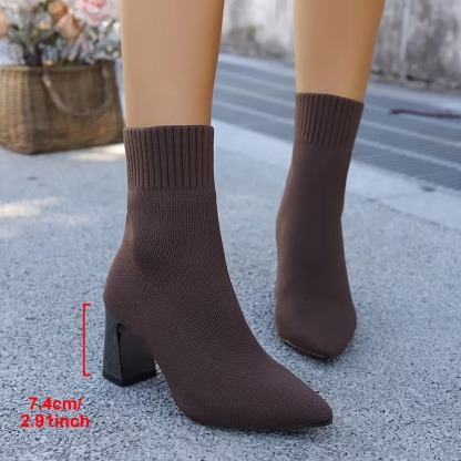 Women's Chunky Heel Party Pumps