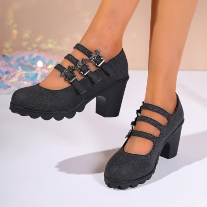 Women's Sparkling Mary Jane Heels