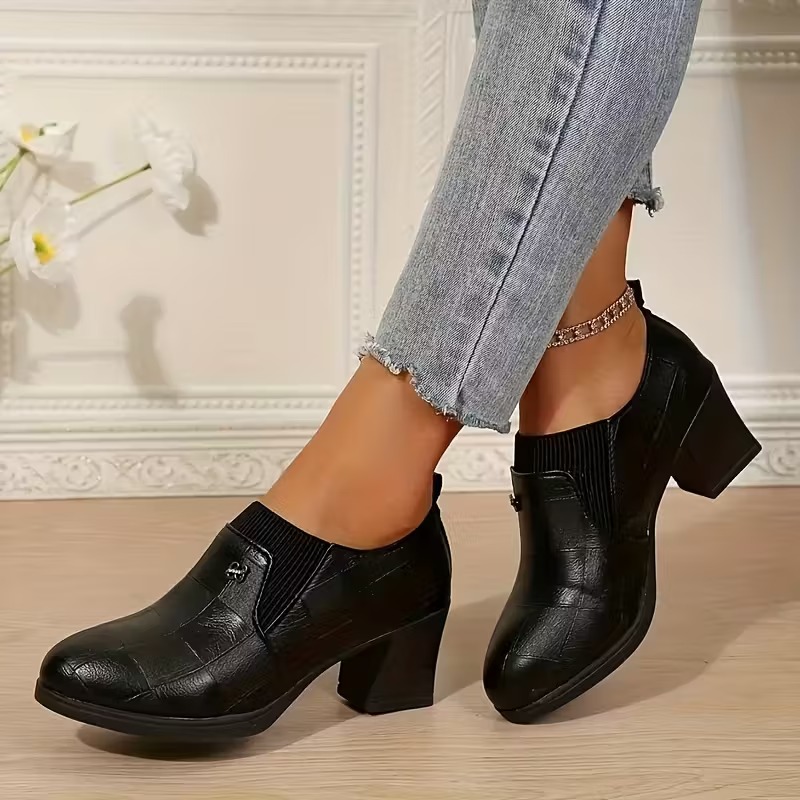 Women's Elegant Exquisite Square Toe Heels