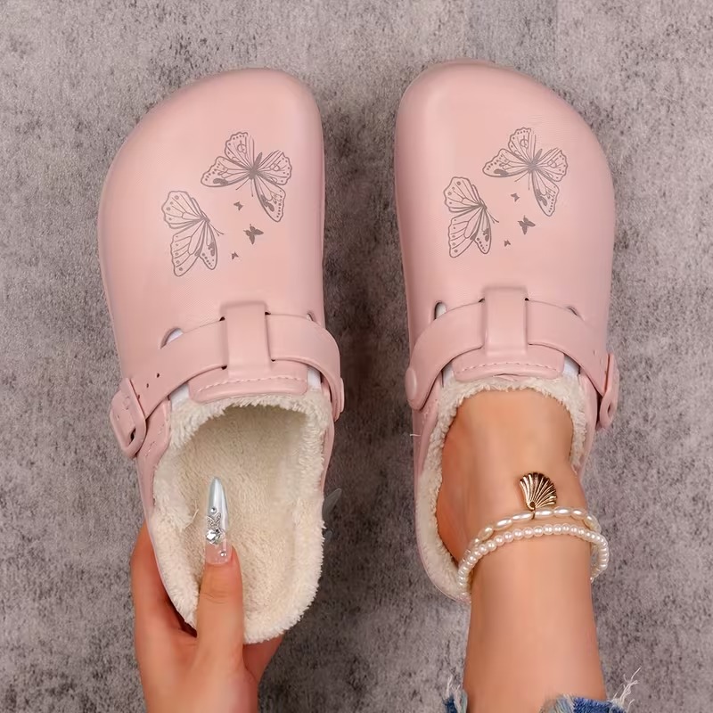 Women's Plush Adjustable EVA Shoes