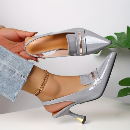 Women's Elegant Slingback Heeled Sandals