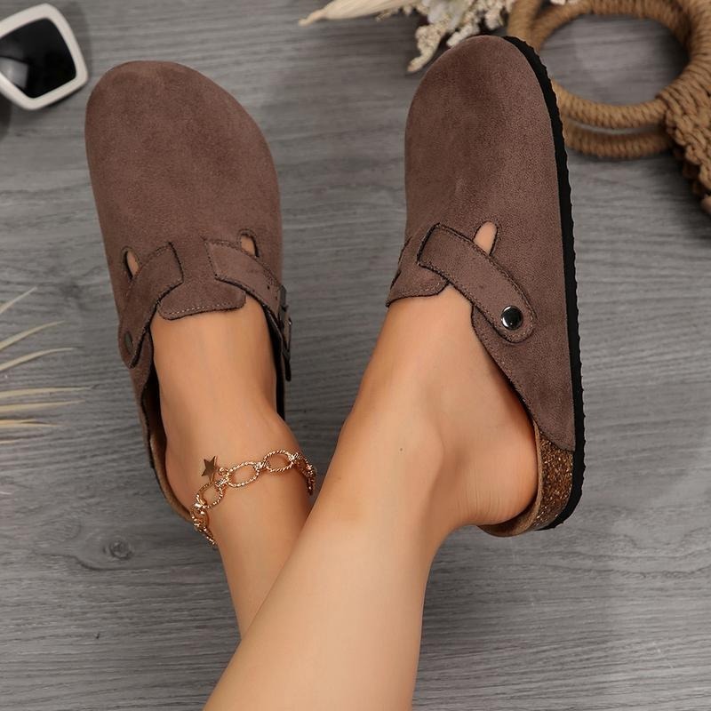 Women's Comfy Suede Leather Slippers