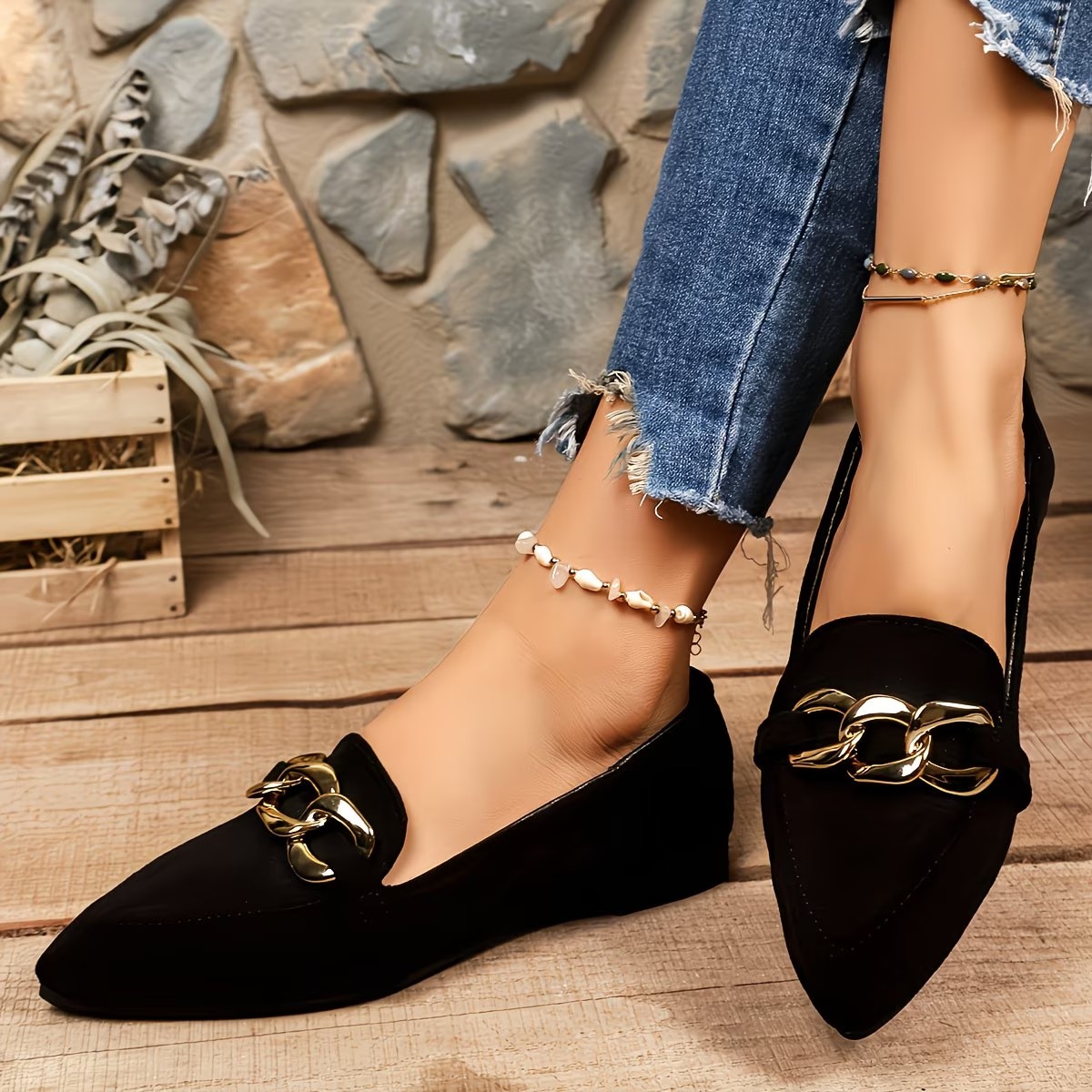 Women's Stylish Pointed Loafers