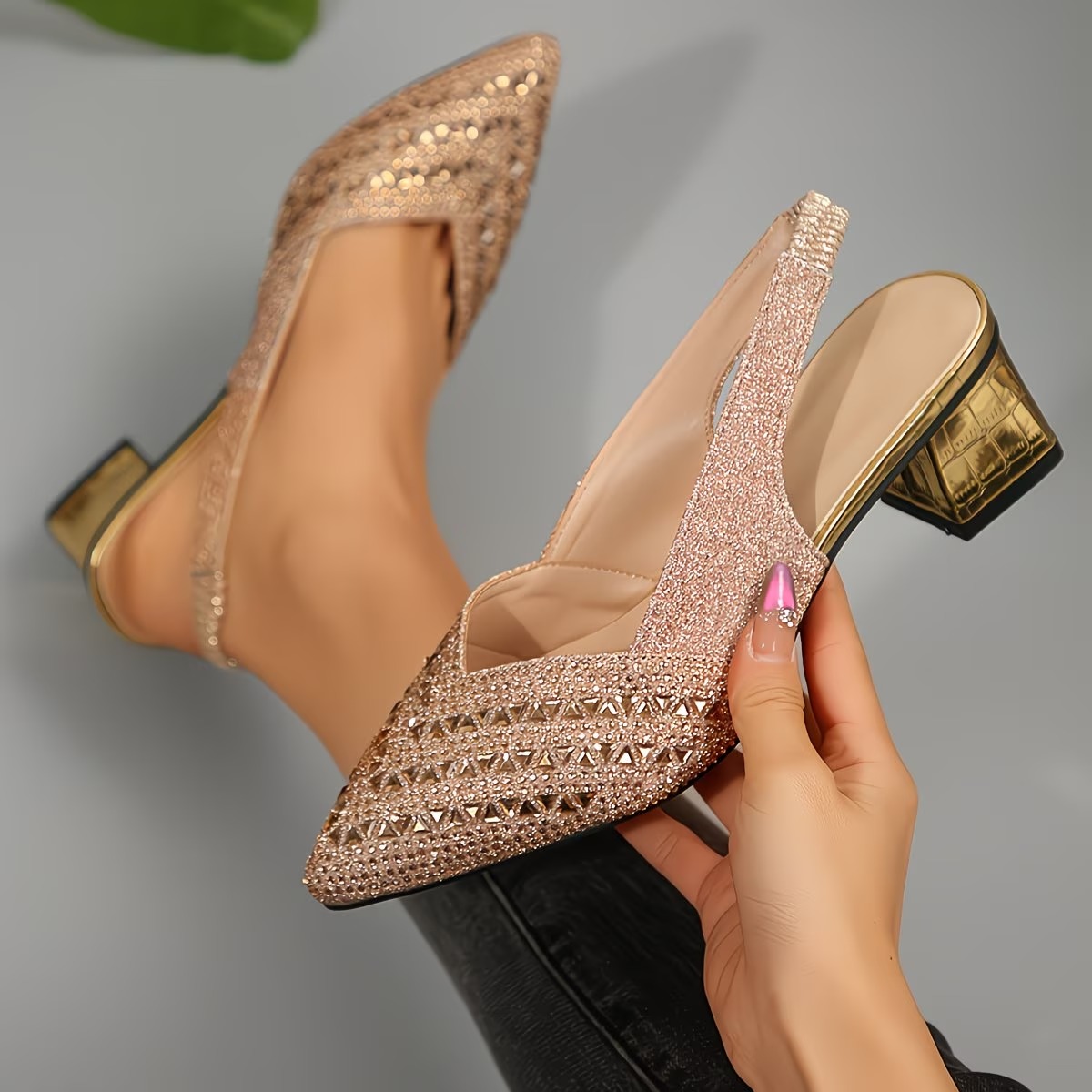 Women's Sparkling Rhinestones Heels