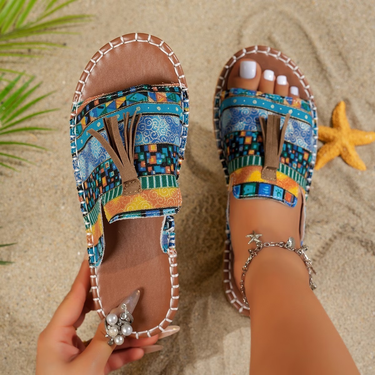 Women's Ethnic Bohemian Slippers