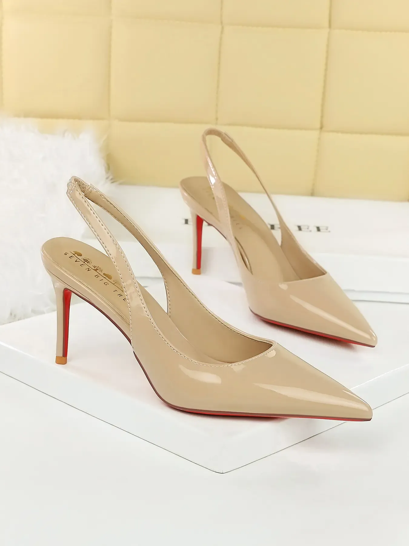 Women's Sexy PU Leather High Heels