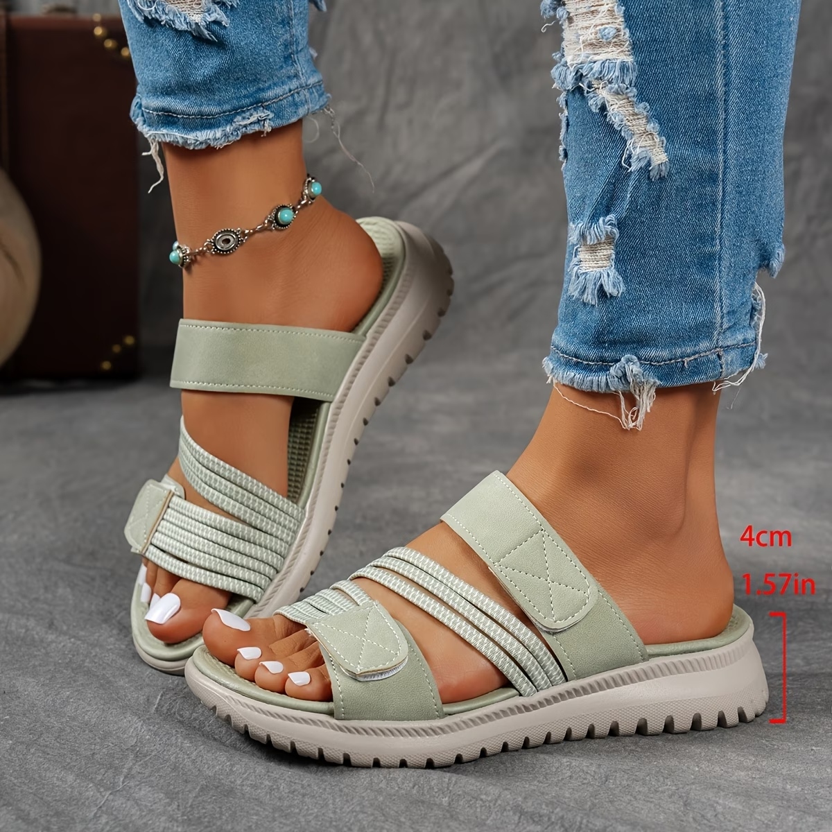 Women's Elastic Webbing Slippers