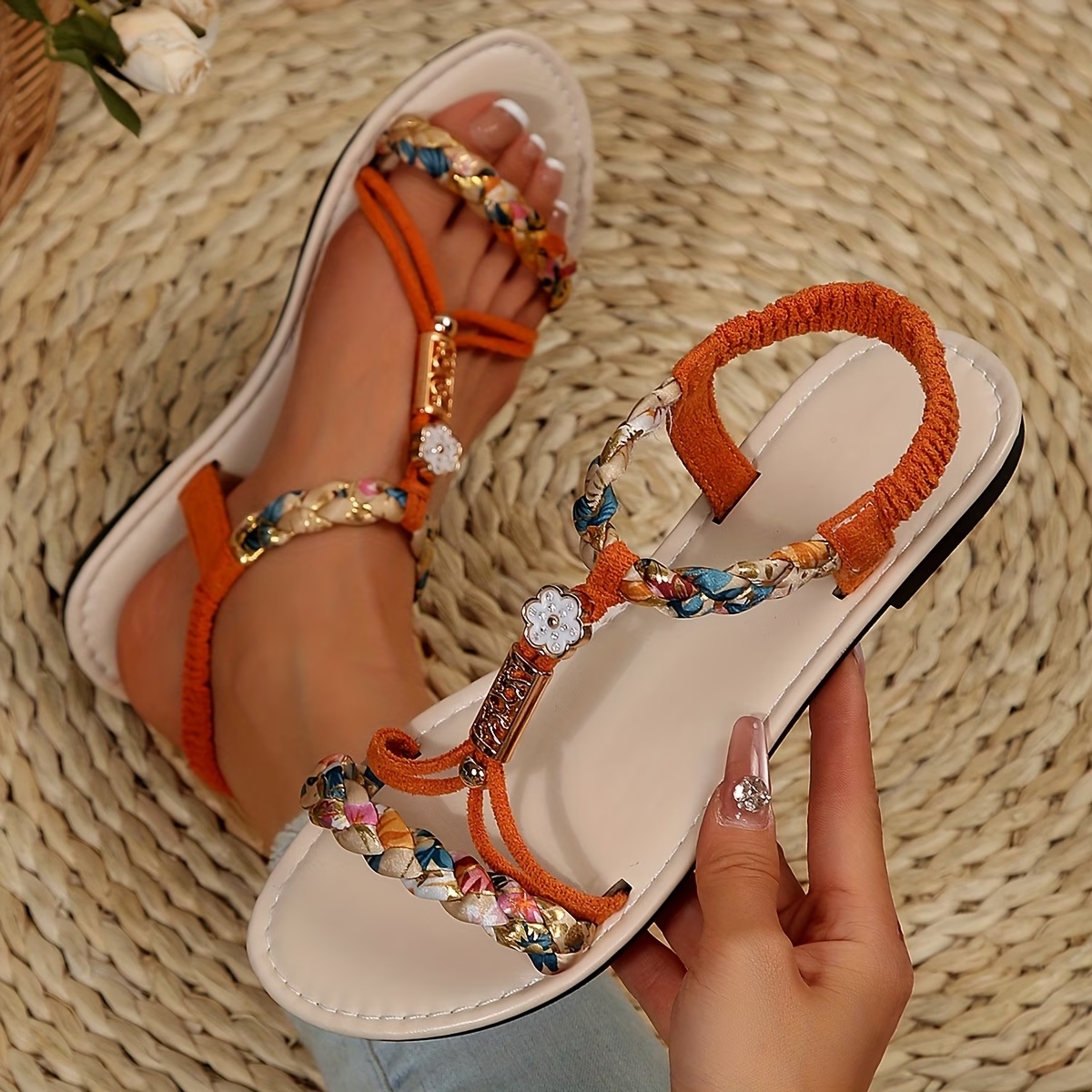 Women's Braided Beach Sandals
