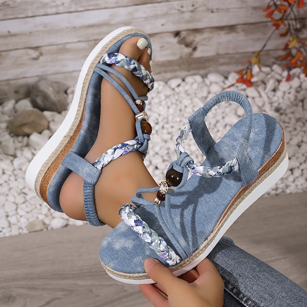 Women's Stylish Bohemian Wedge Sandals