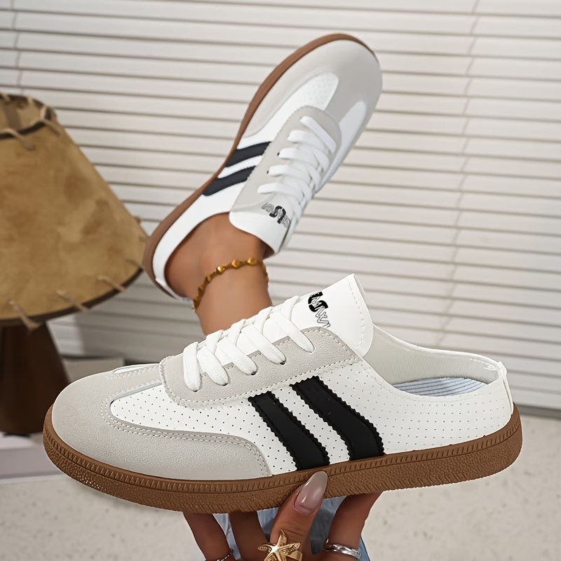 Women's Classic Striped Lazy Shoes