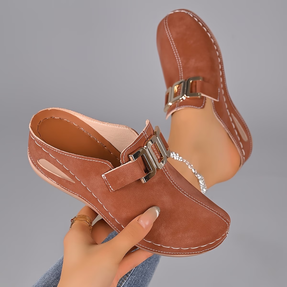 Women's Stylish Step-On Sandals