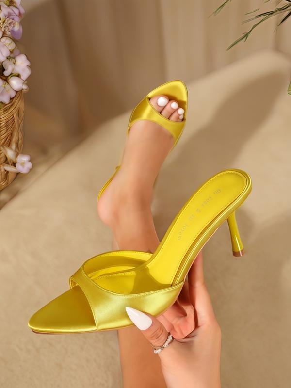Women's Elegant Satin Heels