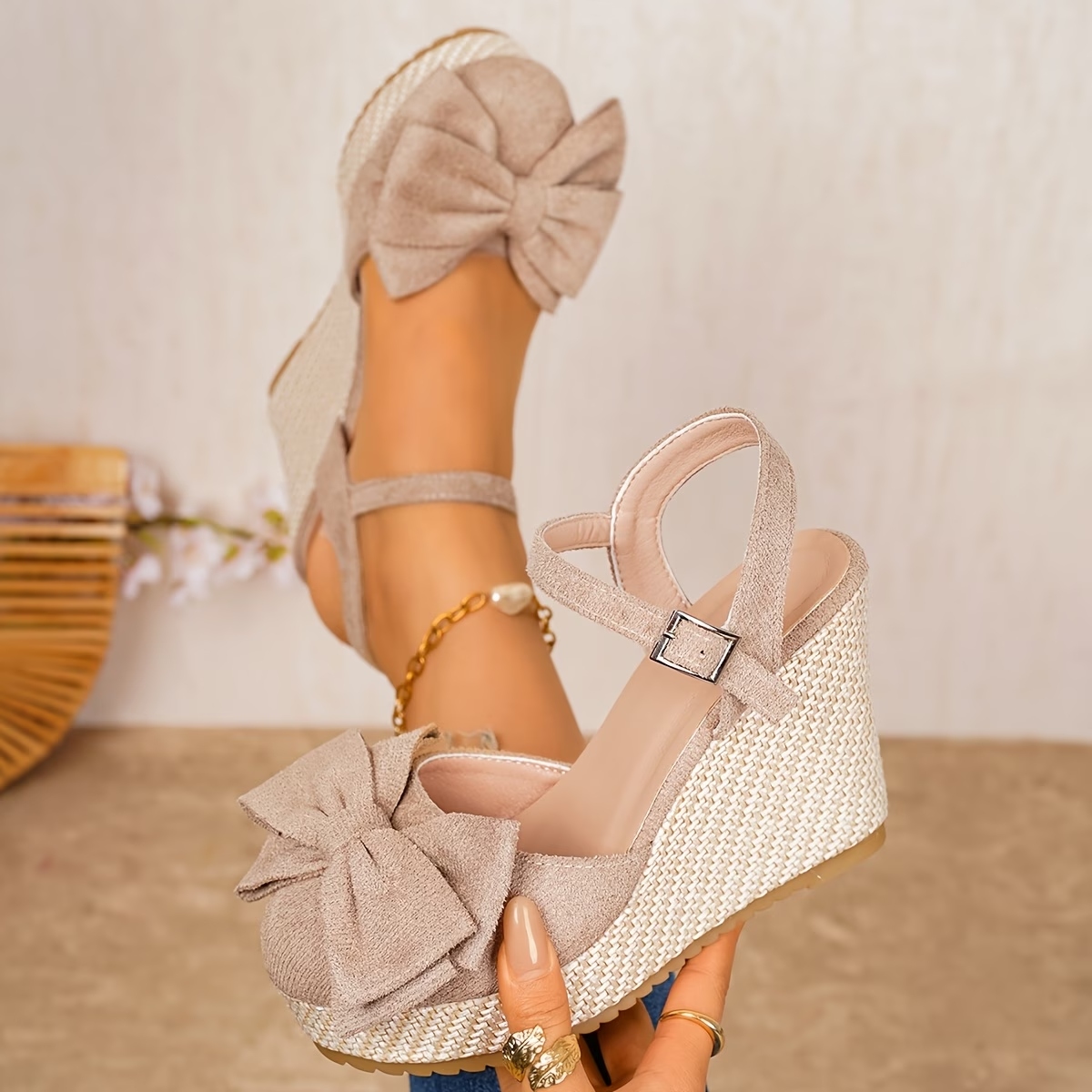 Women's Bohemian Ethnic Wedge Sandals