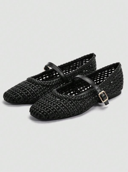 Women's Braided Mary Jane Loafers