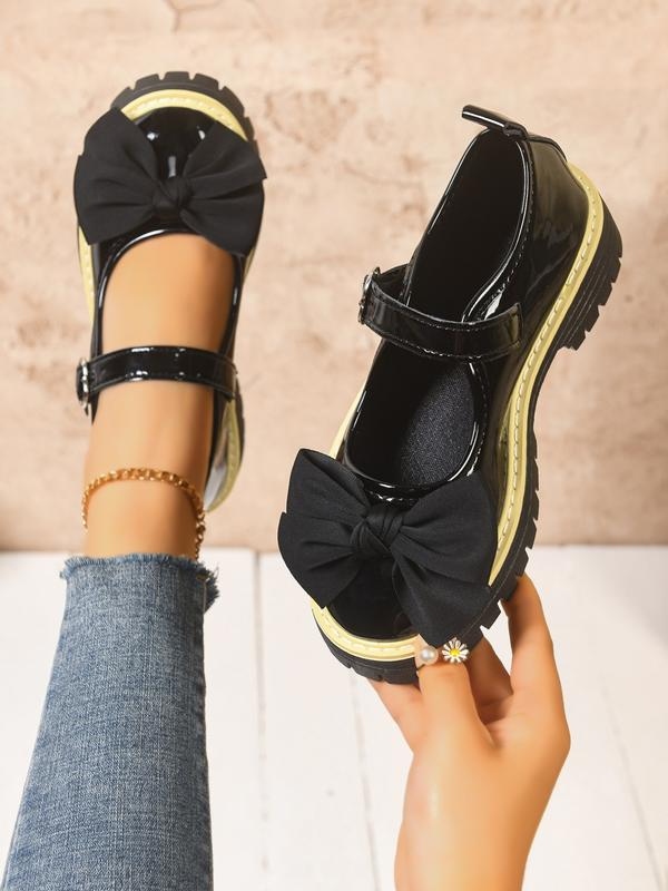 Women's Thick Sole Mary Jane Loafers