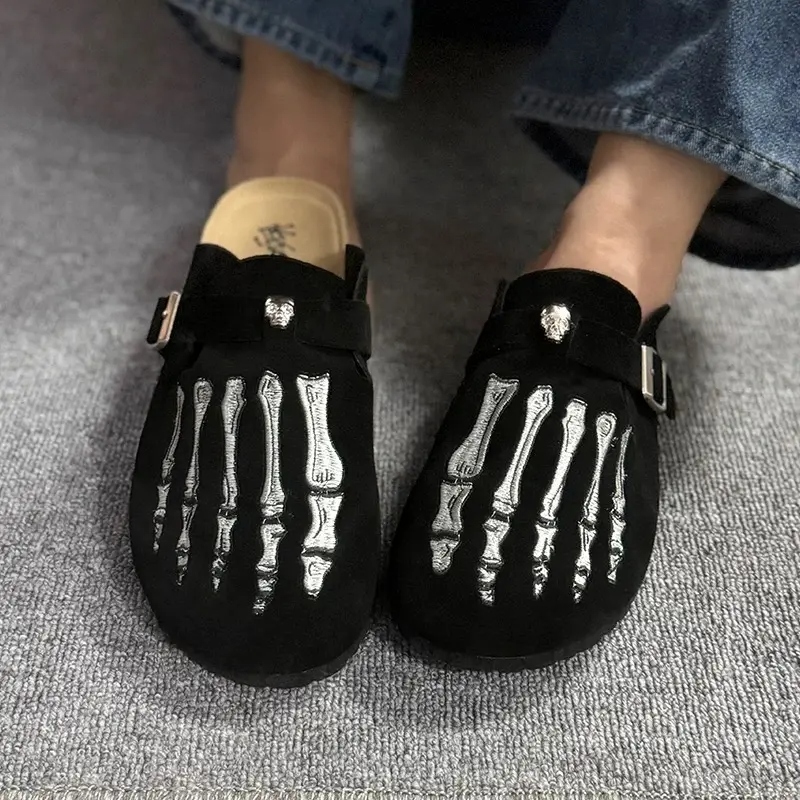 Punk Slip-On Mule Slides