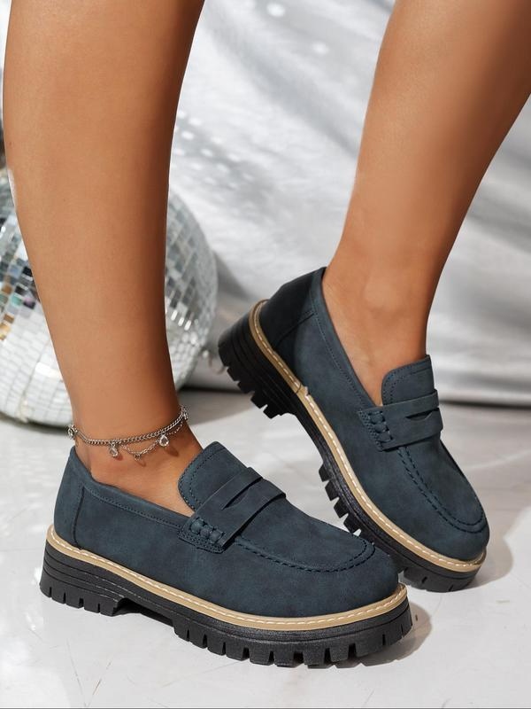 Women's Thick Sole Modern Loafers