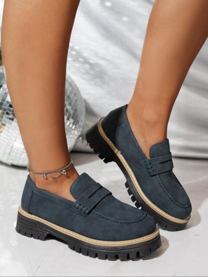 Women's Thick Sole Modern Loafers