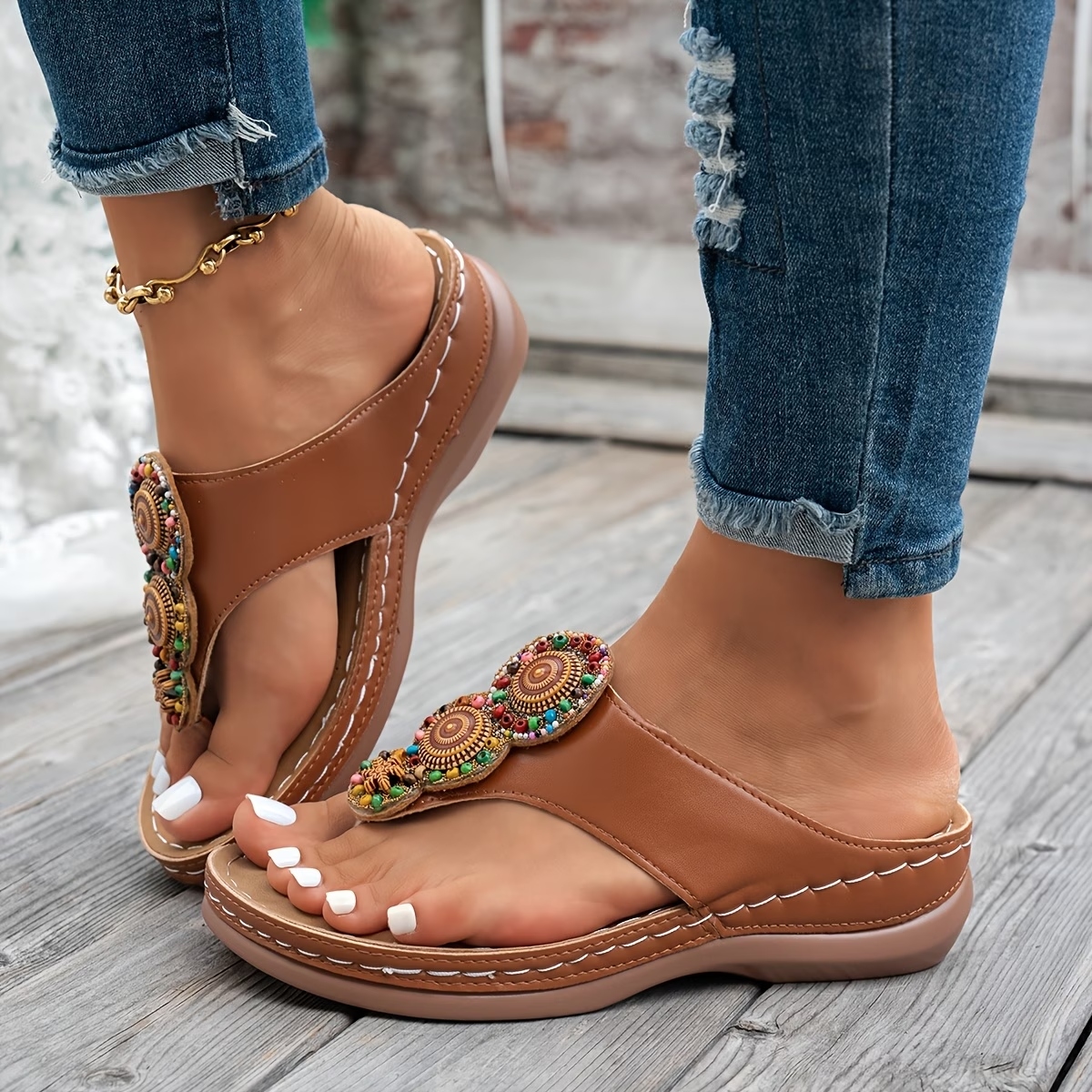 Women's Bohemian Wedge Sandals