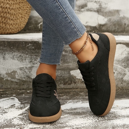 Women's Two-Tone Vintage Sneakers