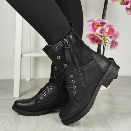 Ladies Cozy Warm Lined Ankle Boots