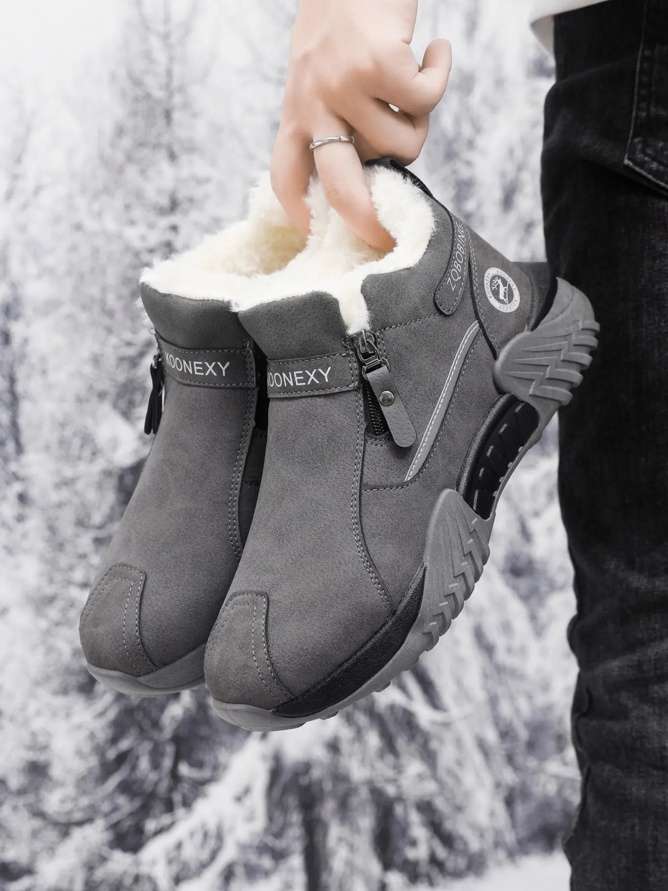 Unisex Winter Snow Casual Ankle Boots