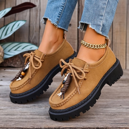 Women's Lace-Up Oxford Shoes