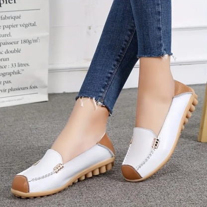 Leather Low Top Casual Shoes
