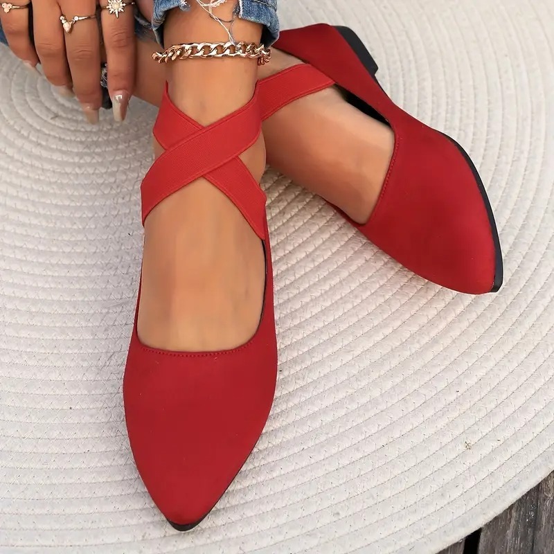 Women's Solid Color Trendy Flats