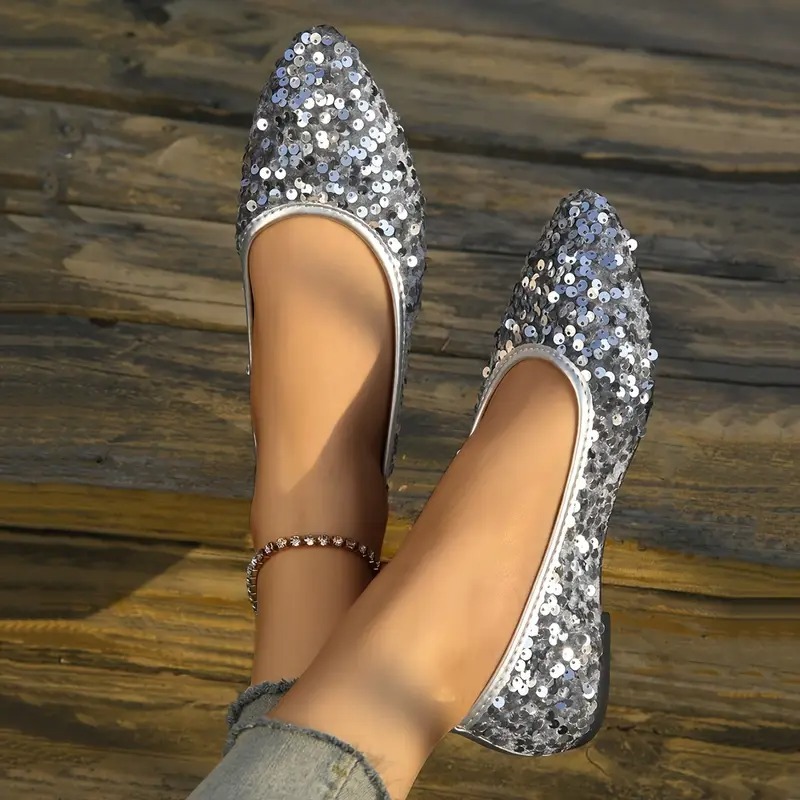 Elegant French Style Pointed Toe Flats