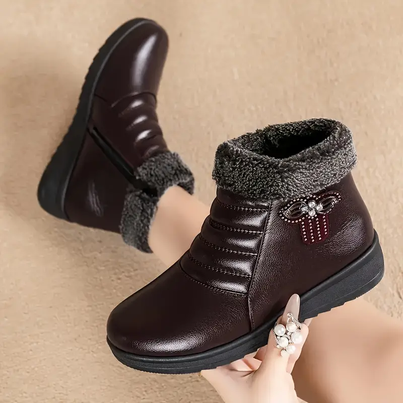 Women's Cozy Fleece-Lined Winter Boots