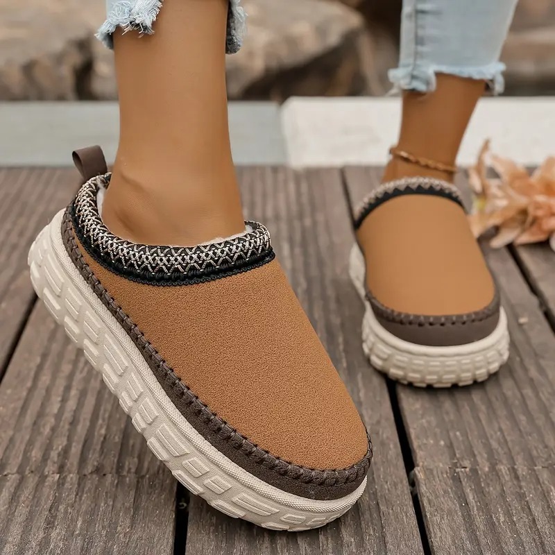 Women's Slip-On Moccasin Platform Shoes
