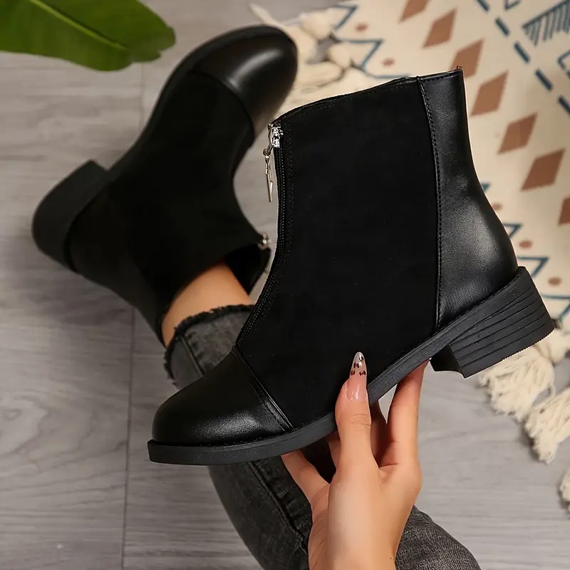 Women's Rhinestone Decoration Short Boots