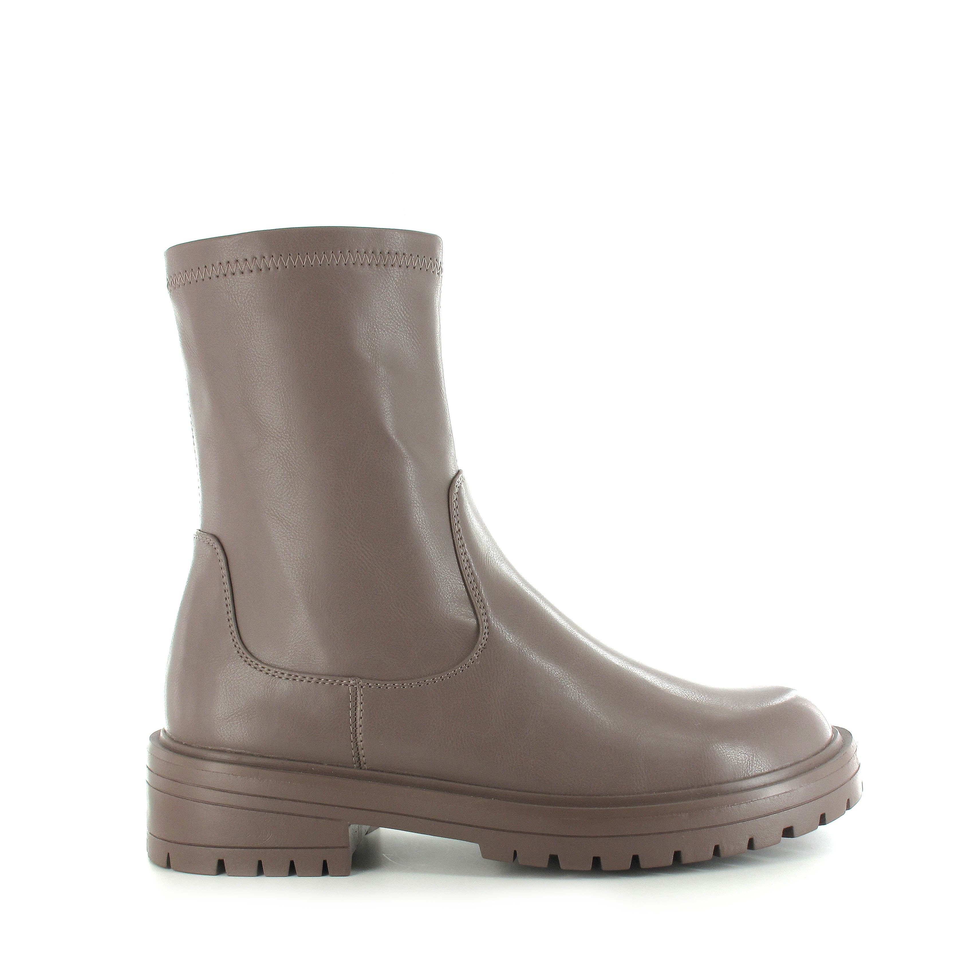 Women's Chunky Pull On Biker Boot