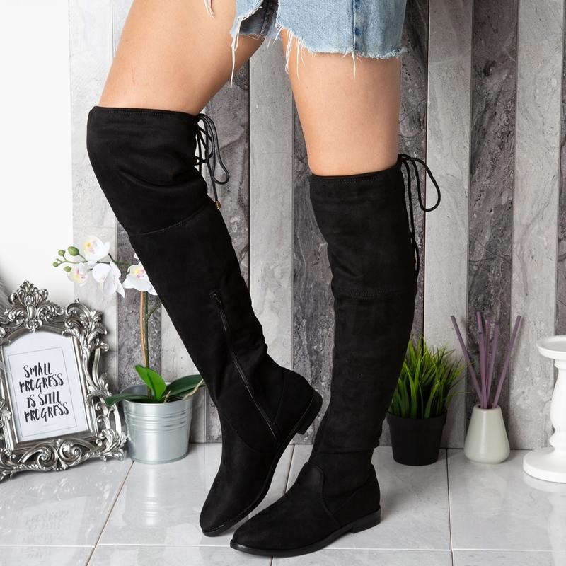 Women Over The Knee Lace Up Boots
