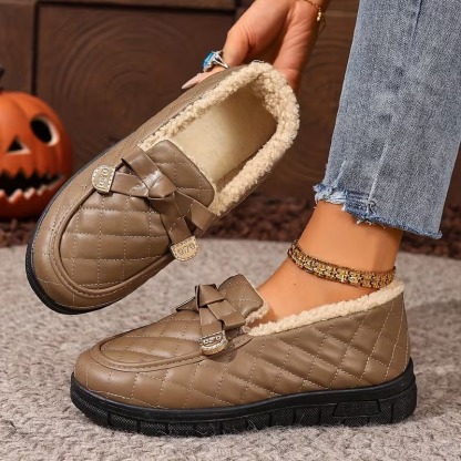 Women's Warm Non-Slip Loafers