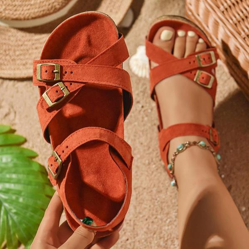 Women's Ankle Strap Flat Sandals