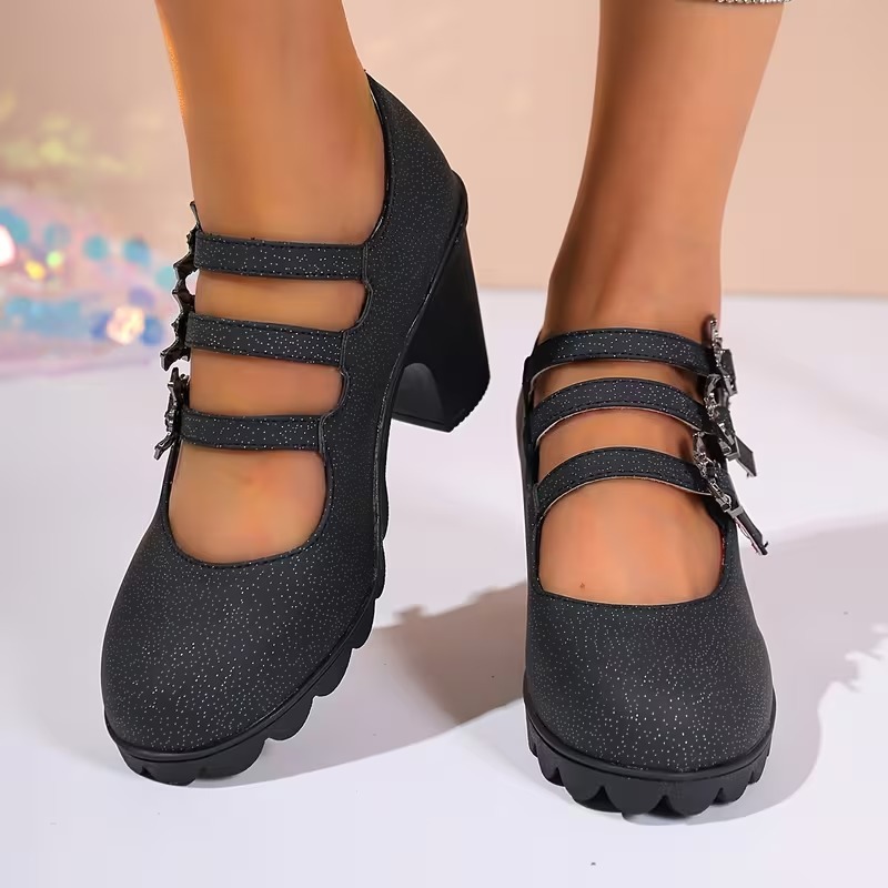 Women's Sparkling Mary Jane Heels