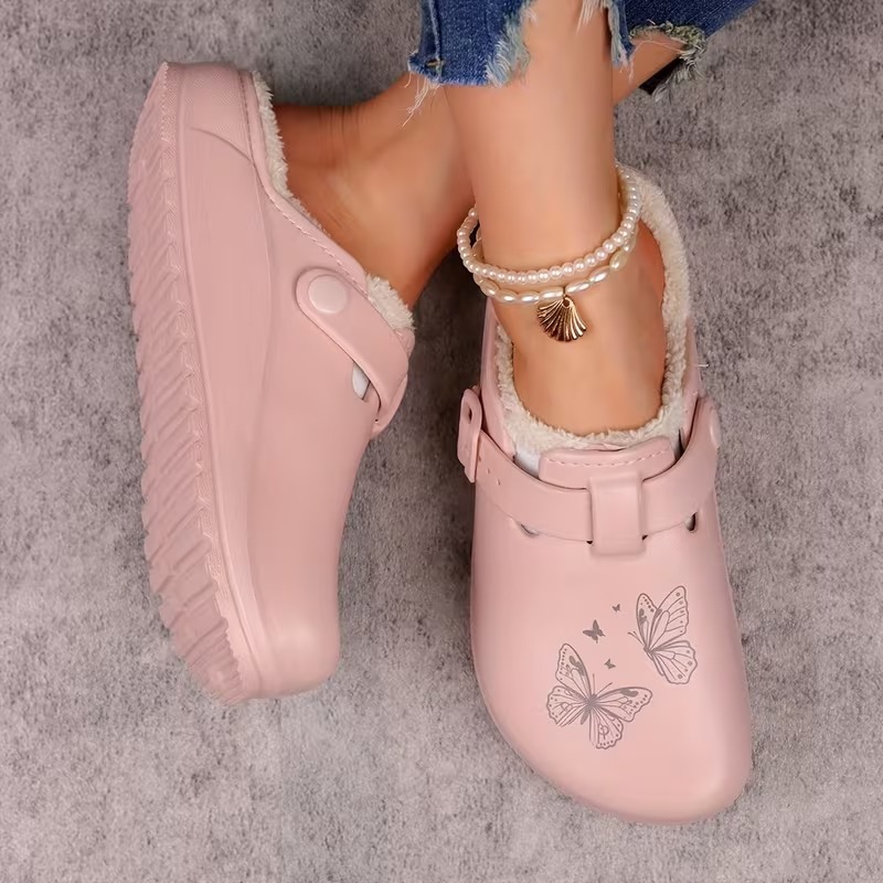 Women's Plush Adjustable EVA Shoes