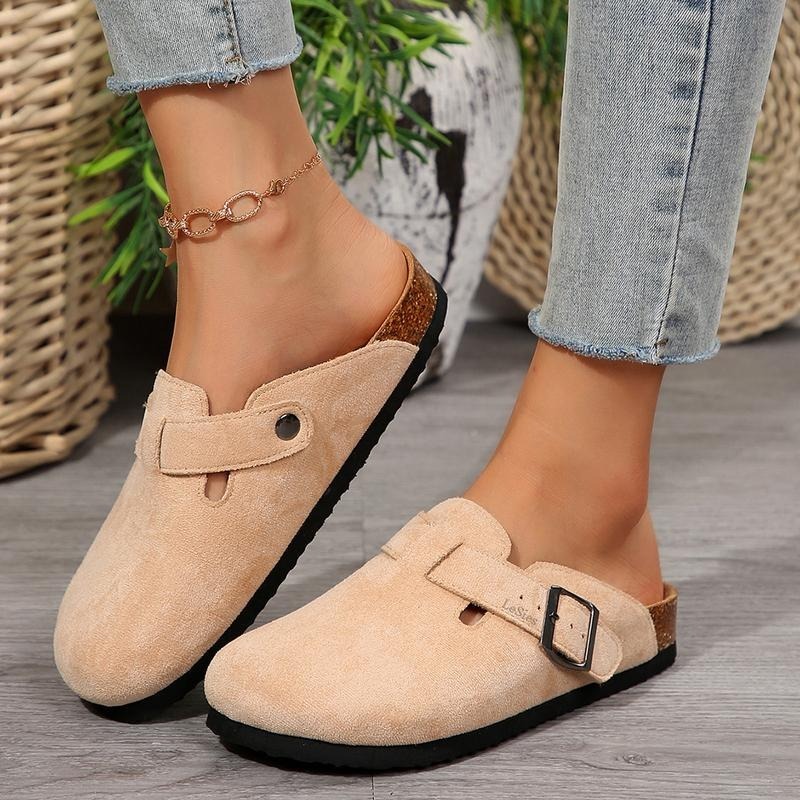 Women's Comfy Suede Leather Slippers