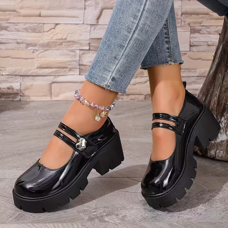 Women's Versatile Mary Jane Heeled Loafers