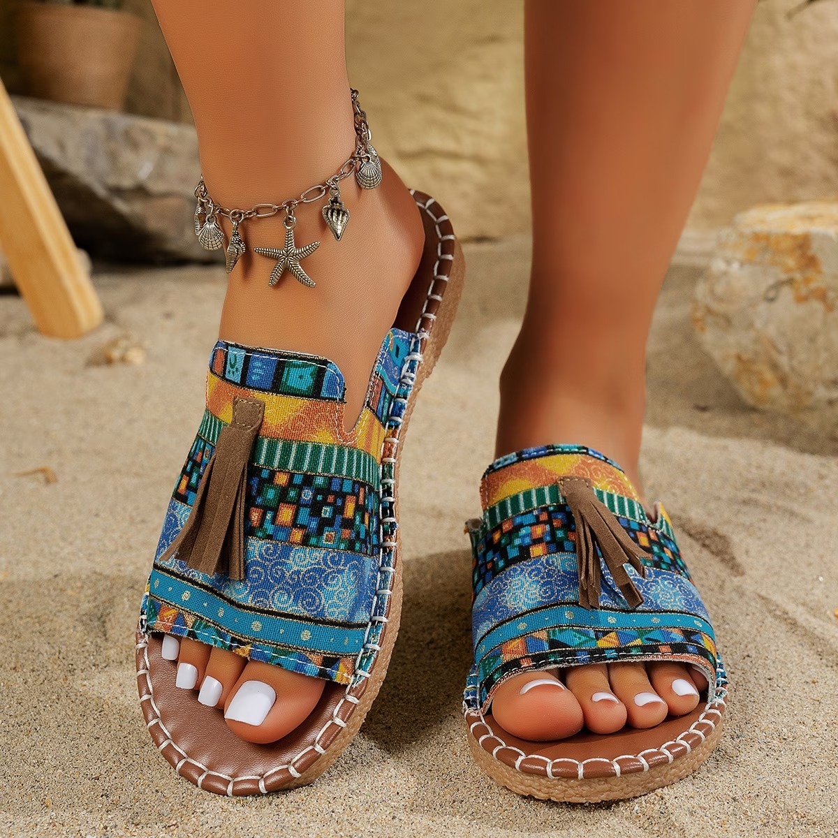 Women's Ethnic Bohemian Slippers