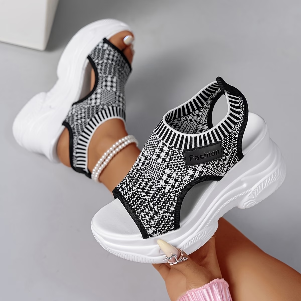 Women's Mesh Breathable Wedge Sandals
