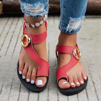 Women's Fashionable Plain Color Slides