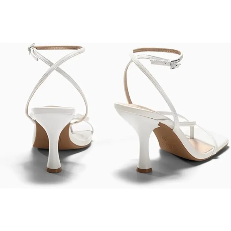 Women's Strappy Kitten Heel Sandals