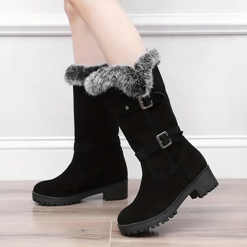 Cozy Faux Fur Lined Snow Boots