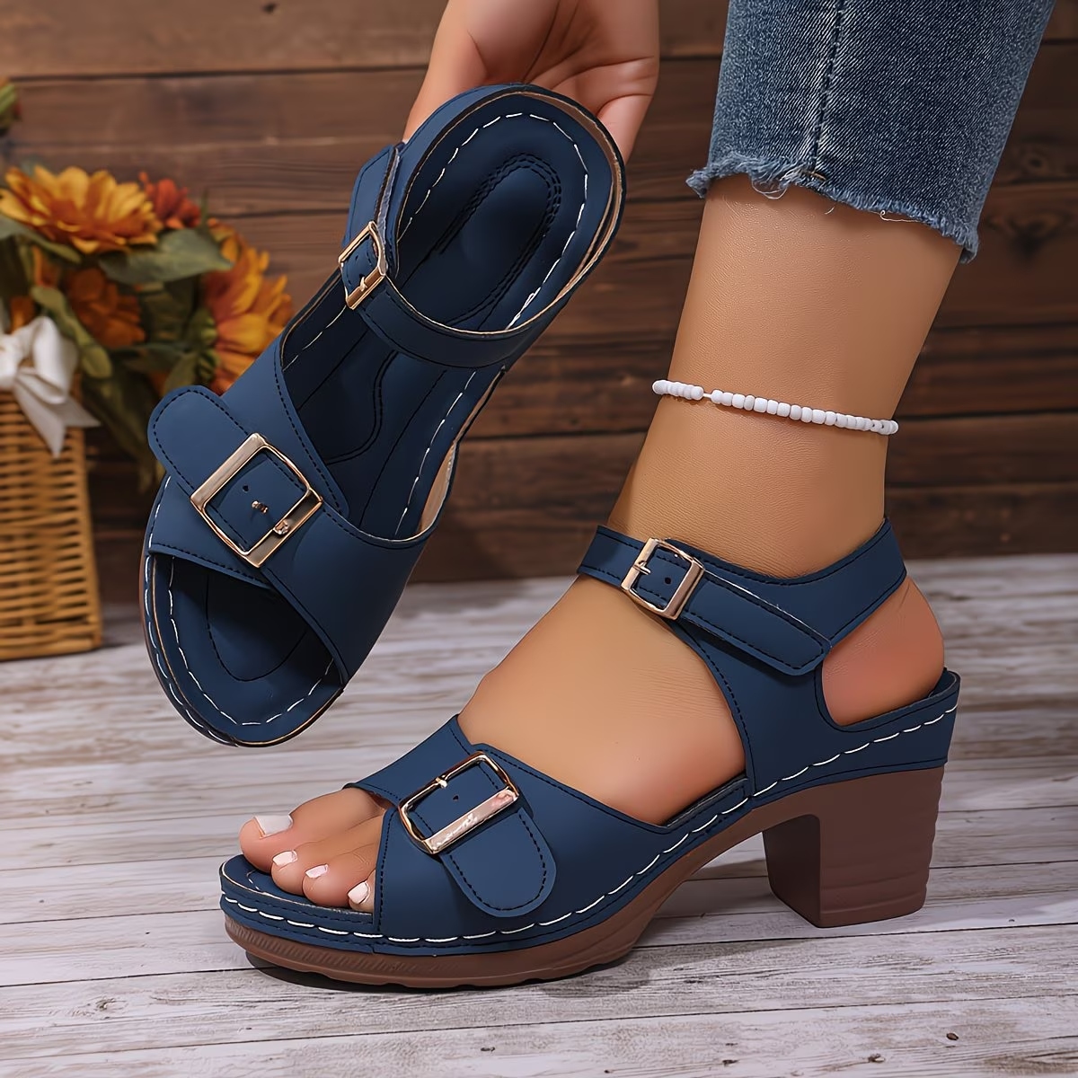 Women's Elegant Bohemian Novel Heels